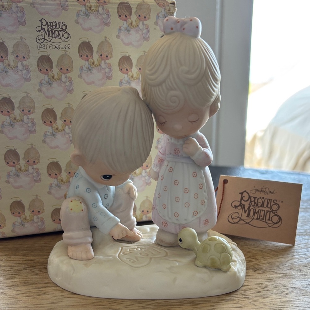 Precious Moments “Thou Art Mine” Porcelain Figurine
